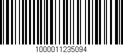 Código de barras (EAN, GTIN, SKU, ISBN): '1000011235094'