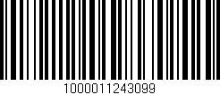 Código de barras (EAN, GTIN, SKU, ISBN): '1000011243099'