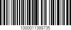 Código de barras (EAN, GTIN, SKU, ISBN): '1000011389735'