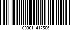 Código de barras (EAN, GTIN, SKU, ISBN): '1000011417506'