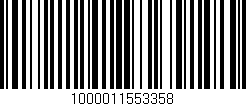 Código de barras (EAN, GTIN, SKU, ISBN): '1000011553358'