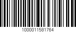 Código de barras (EAN, GTIN, SKU, ISBN): '1000011581764'