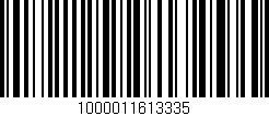 Código de barras (EAN, GTIN, SKU, ISBN): '1000011613335'