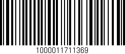 Código de barras (EAN, GTIN, SKU, ISBN): '1000011711369'