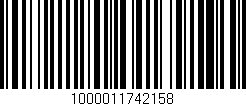 Código de barras (EAN, GTIN, SKU, ISBN): '1000011742158'