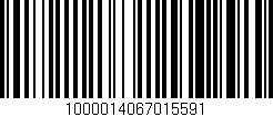 Código de barras (EAN, GTIN, SKU, ISBN): '1000014067015591'