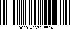 Código de barras (EAN, GTIN, SKU, ISBN): '1000014067015594'