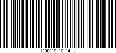 Código de barras (EAN, GTIN, SKU, ISBN): '1000019_18_14_U'