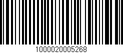 Código de barras (EAN, GTIN, SKU, ISBN): '1000020005268'