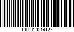 Código de barras (EAN, GTIN, SKU, ISBN): '1000020214127'