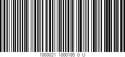 Código de barras (EAN, GTIN, SKU, ISBN): '1000021_1000185_0_U'
