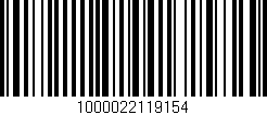 Código de barras (EAN, GTIN, SKU, ISBN): '1000022119154'