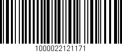 Código de barras (EAN, GTIN, SKU, ISBN): '1000022121171'