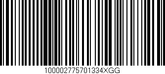 Código de barras (EAN, GTIN, SKU, ISBN): '100002775701334XGG'