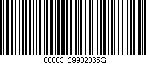 Código de barras (EAN, GTIN, SKU, ISBN): '100003129902365G'