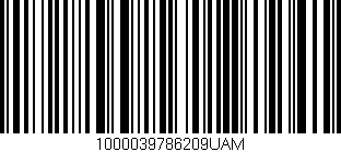 Código de barras (EAN, GTIN, SKU, ISBN): '1000039786209UAM'