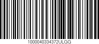 Código de barras (EAN, GTIN, SKU, ISBN): '1000040334372ULGG'