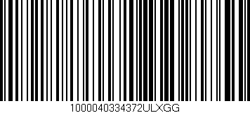 Código de barras (EAN, GTIN, SKU, ISBN): '1000040334372ULXGG'
