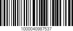 Código de barras (EAN, GTIN, SKU, ISBN): '1000040987537'