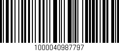 Código de barras (EAN, GTIN, SKU, ISBN): '1000040987797'