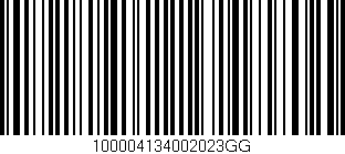 Código de barras (EAN, GTIN, SKU, ISBN): '100004134002023GG'