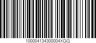Código de barras (EAN, GTIN, SKU, ISBN): '100004134300004XGG'