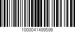 Código de barras (EAN, GTIN, SKU, ISBN): '1000041499596'