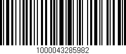 Código de barras (EAN, GTIN, SKU, ISBN): '1000043285982'