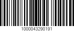 Código de barras (EAN, GTIN, SKU, ISBN): '1000043290191'