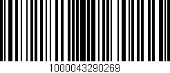 Código de barras (EAN, GTIN, SKU, ISBN): '1000043290269'