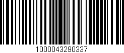 Código de barras (EAN, GTIN, SKU, ISBN): '1000043290337'