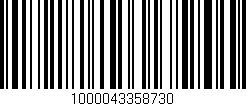 Código de barras (EAN, GTIN, SKU, ISBN): '1000043358730'