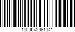 Código de barras (EAN, GTIN, SKU, ISBN): '1000043361341'
