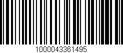 Código de barras (EAN, GTIN, SKU, ISBN): '1000043361495'