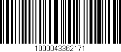 Código de barras (EAN, GTIN, SKU, ISBN): '1000043362171'