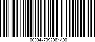 Código de barras (EAN, GTIN, SKU, ISBN): '1000044709296XA38'