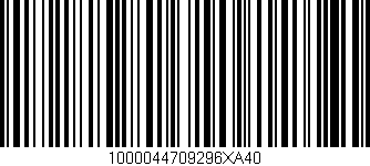Código de barras (EAN, GTIN, SKU, ISBN): '1000044709296XA40'