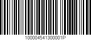 Código de barras (EAN, GTIN, SKU, ISBN): '100004541300001P'