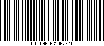 Código de barras (EAN, GTIN, SKU, ISBN): '1000046066296XA10'