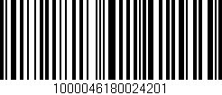 Código de barras (EAN, GTIN, SKU, ISBN): '1000046180024201'