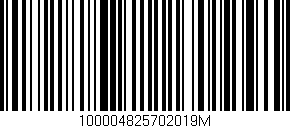 Código de barras (EAN, GTIN, SKU, ISBN): '100004825702019M'