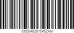Código de barras (EAN, GTIN, SKU, ISBN): '1000048261545ZAM'