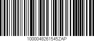 Código de barras (EAN, GTIN, SKU, ISBN): '1000048261545ZAP'