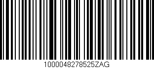 Código de barras (EAN, GTIN, SKU, ISBN): '1000048278525ZAG'