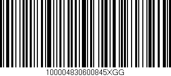 Código de barras (EAN, GTIN, SKU, ISBN): '100004830600845XGG'