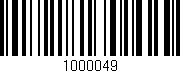 Código de barras (EAN, GTIN, SKU, ISBN): '1000049'