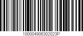 Código de barras (EAN, GTIN, SKU, ISBN): '100004906302023P'