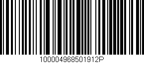 Código de barras (EAN, GTIN, SKU, ISBN): '100004968501912P'