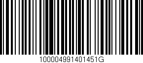 Código de barras (EAN, GTIN, SKU, ISBN): '100004991401451G'