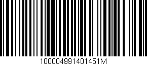 Código de barras (EAN, GTIN, SKU, ISBN): '100004991401451M'